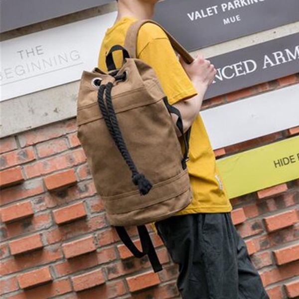 backpack canvas drawstring for men travel rucksack vintage painter bags outdoor gym basketball bag badminton backpacks
backpack canvas drawstring for men travel rucksack vintage painter bags outdoor gym basketball bag badminton backpacks