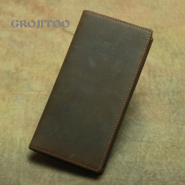crazy horse leather men's long wallet with two fold genuine leather, pure head layer and cowhide handbag wallets, Red;black
crazy horse leather men's long wallet with two fold genuine leather, pure head layer and cowhide handbag wallets, Red;black