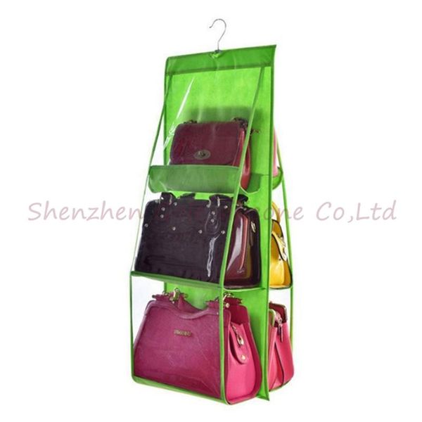 storage bags 6 pocket hanging handbag organizer for wardrobe closet transparent bag door wall clear sundry shoe 10pcs
storage bags 6 pocket hanging handbag organizer for wardrobe closet transparent bag door wall clear sundry shoe 10pcs