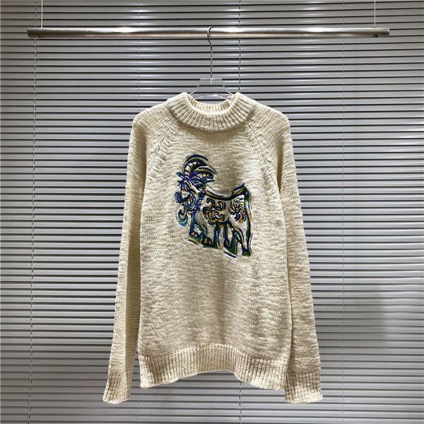men women loose designer knit sweater casual o-neck pullover distressed sweaters fashion lovely tiger cat sheep embroidery pattern jumpers, White;black
men women loose designer knit sweater casual o-neck pullover distressed sweaters fashion lovely tiger cat sheep embroidery pattern jumpers, White;black