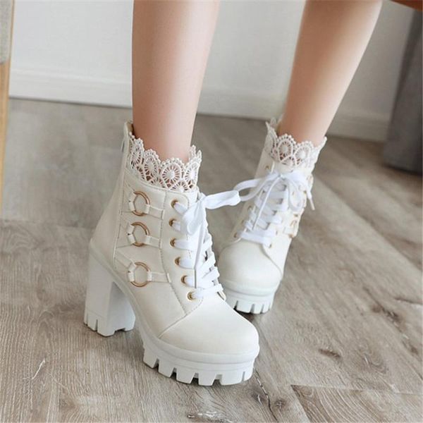 chunky block high heel punk boots women winter wedding shoes lace ruffles buckle biker combat goth black white plus size
chunky block high heel punk boots women winter wedding shoes lace ruffles buckle biker combat goth black white plus size