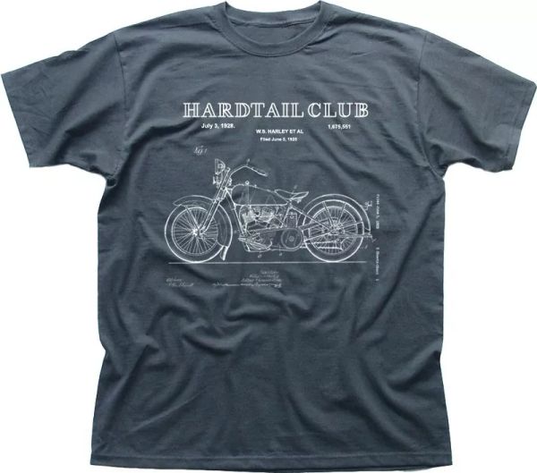 motorcycle hardtail custom chopper club biker patent charcoal t-shirt fn9286, White;black
motorcycle hardtail custom chopper club biker patent charcoal t-shirt fn9286, White;black