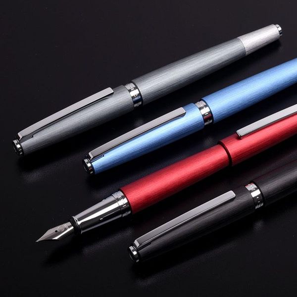 kaco balance luxury fountain pen gift set with ink cartridge metal wire-drawing silver clip f nib 0.5mm pens business
kaco balance luxury fountain pen gift set with ink cartridge metal wire-drawing silver clip f nib 0.5mm pens business