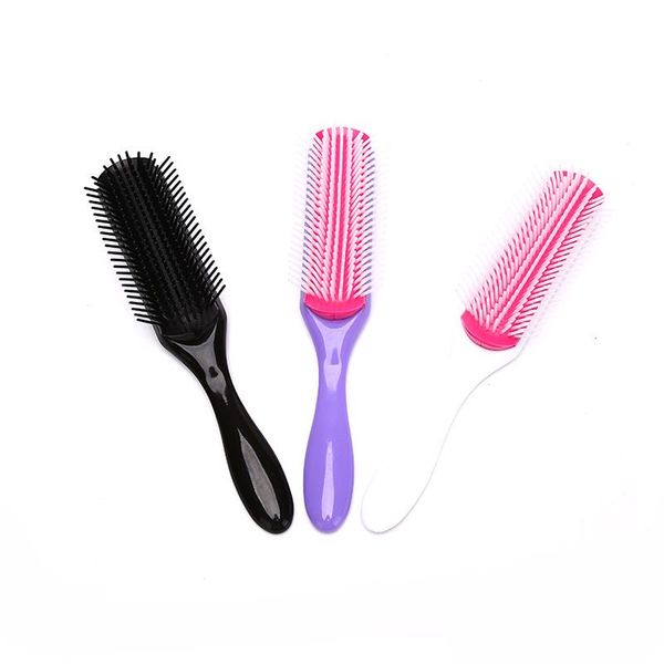 hair brushes 20.5cm length anti-static 9 rows brush handcraft hairbrush hairdressing scalp massager comb styling tools health, Silver
hair brushes 20.5cm length anti-static 9 rows brush handcraft hairbrush hairdressing scalp massager comb styling tools health, Silver