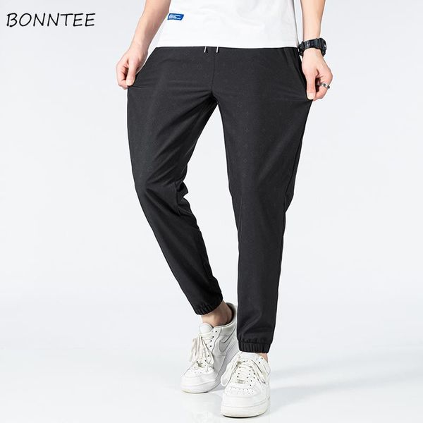 men's pants summer casual men high elasticity drawstring ice fiber sweatpants male comfortable breathable joggers fashion sport simple, Black
men's pants summer casual men high elasticity drawstring ice fiber sweatpants male comfortable breathable joggers fashion sport simple, Black