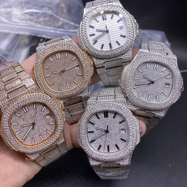 full diamonds mens watch 40mm automatic mechanical watches diamond bezel waterproof sapphire wristwatches diamondstudded steel bracelet mont, Slivery;brown
full diamonds mens watch 40mm automatic mechanical watches diamond bezel waterproof sapphire wristwatches diamondstudded steel bracelet mont, Slivery;brown