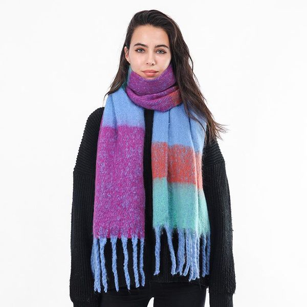 berets 2021 autumn and winter plaid scarf shawl women fashion woven thick warm, Blue;gray
berets 2021 autumn and winter plaid scarf shawl women fashion woven thick warm, Blue;gray