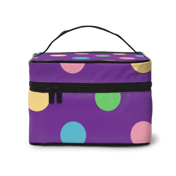 women makeup bags cosmetic bag toiletries organizer travel storage purple colorful polka dot & cases
women makeup bags cosmetic bag toiletries organizer travel storage purple colorful polka dot & cases
