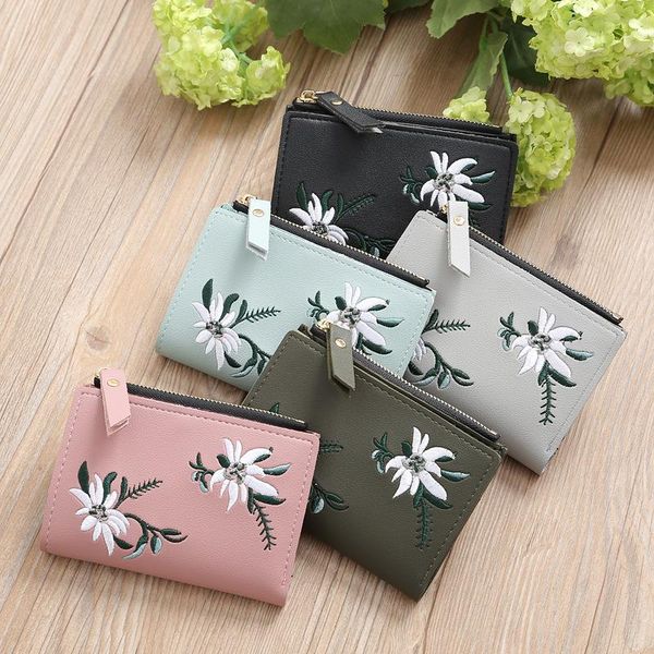 wallets mini korean short coin purse women school student wallet female embroidery thin zipper, Red;black
wallets mini korean short coin purse women school student wallet female embroidery thin zipper, Red;black