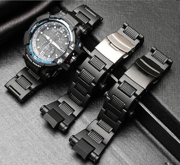 watch bands 16mm chain accessories band professional for gw-a1100fc gw-a1000 strap black plastic steel safety buckle bracelet, Black;brown
watch bands 16mm chain accessories band professional for gw-a1100fc gw-a1000 strap black plastic steel safety buckle bracelet, Black;brown