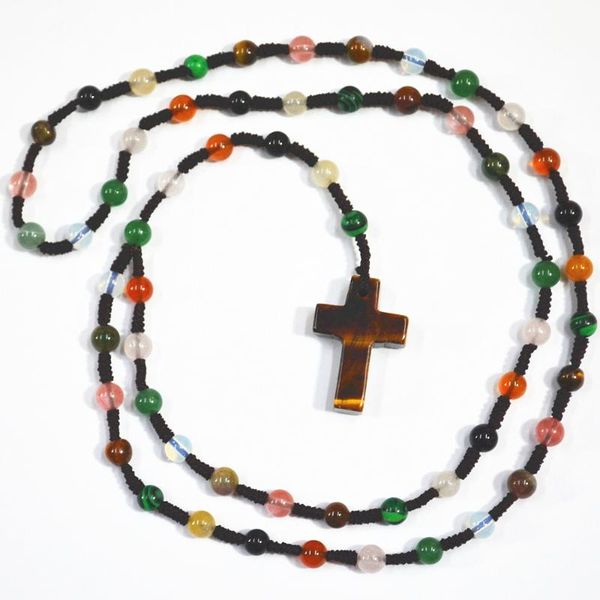 pendant necklaces 12 color fashion natural pink quartz onyx opal tiger eye stone pendants chains cross necklace for women fine jewelry s, Silver
pendant necklaces 12 color fashion natural pink quartz onyx opal tiger eye stone pendants chains cross necklace for women fine jewelry s, Silver