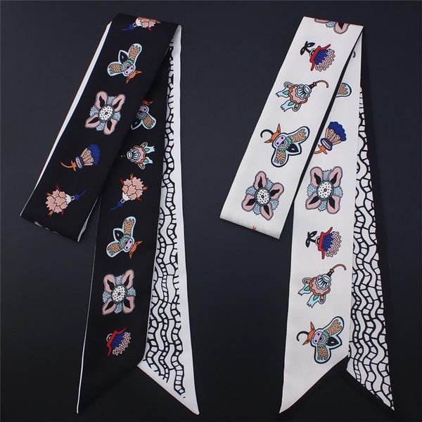 120cm cute honeybee print scarf women silk brand bag ribbons fashion head long scarves wraps foulard for ladies cs11, Blue;gray
120cm cute honeybee print scarf women silk brand bag ribbons fashion head long scarves wraps foulard for ladies cs11, Blue;gray