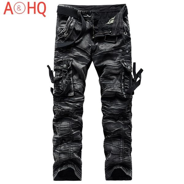 men's pants cargo pant men multi-pocket overall male combat casual cotton trousers army joggers size 40 drop, Black
men's pants cargo pant men multi-pocket overall male combat casual cotton trousers army joggers size 40 drop, Black