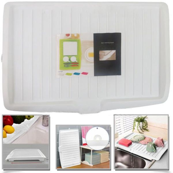 kitchen storage & organization plastic workdish drainer drip tray large sink drying rack holder set
kitchen storage & organization plastic workdish drainer drip tray large sink drying rack holder set
