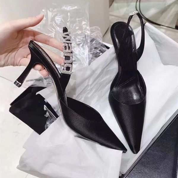 dress shoes summer style stiletto sandals women's rhinestone cat heel and slippers outer wear ladies fan party, Black
dress shoes summer style stiletto sandals women's rhinestone cat heel and slippers outer wear ladies fan party, Black