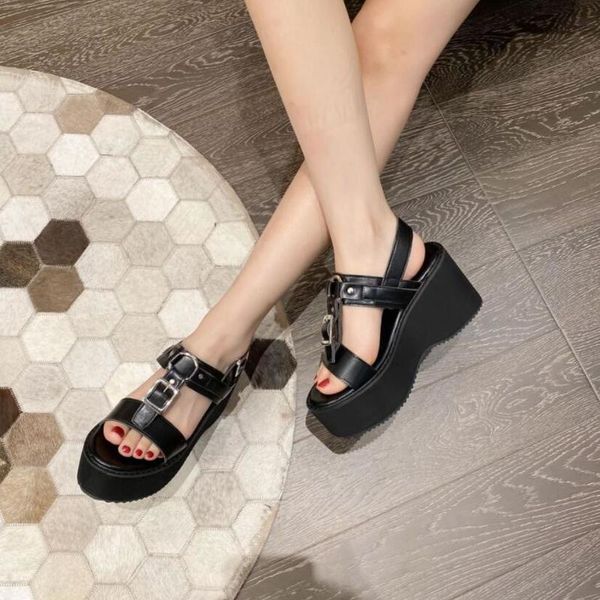sandals summer ladies vintage buckle punk gothic shoes platform chunky heels open toe gladiator women creepers, Black
sandals summer ladies vintage buckle punk gothic shoes platform chunky heels open toe gladiator women creepers, Black