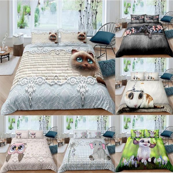 bedding sets 3d cute cat elephant set cartoon duvet cover kids baby bed printed home textile de linen king size
bedding sets 3d cute cat elephant set cartoon duvet cover kids baby bed printed home textile de linen king size
