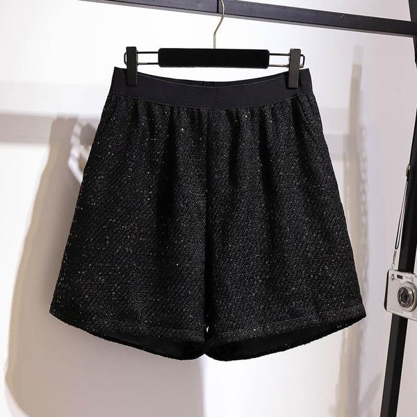 autumn bright silk tweed shorts women plus size waist 97-150cm hip 153cm 5xl 6xl 7xl 8xl 9xl wide leg black color women's, White;black
autumn bright silk tweed shorts women plus size waist 97-150cm hip 153cm 5xl 6xl 7xl 8xl 9xl wide leg black color women's, White;black