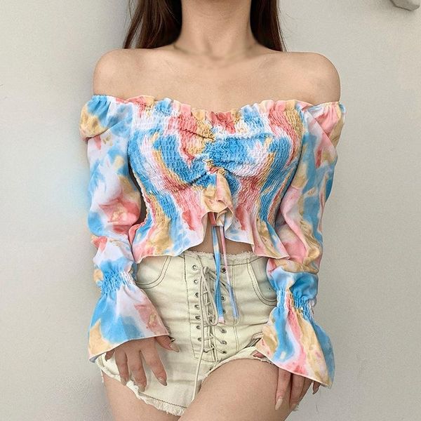 women's blouses & shirts etosell chiffon shirt long sleeves sweet blouse slash neck women summer printed, White
women's blouses & shirts etosell chiffon shirt long sleeves sweet blouse slash neck women summer printed, White