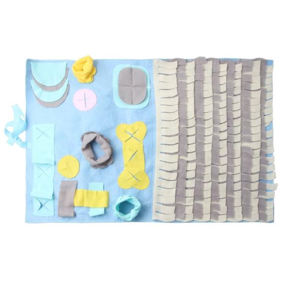 dog toys & chews 60*90cm square sniffing training mat washable puzzle blanket pet multicolor nasal congestion
dog toys & chews 60*90cm square sniffing training mat washable puzzle blanket pet multicolor nasal congestion