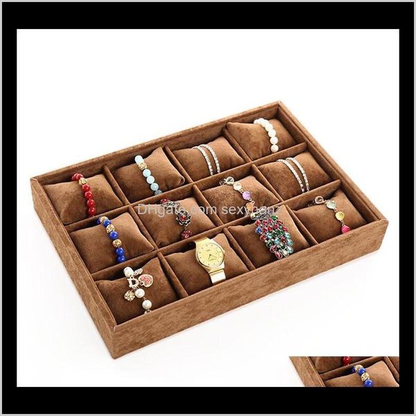 packaging & drop delivery 2021 coffee veet jewelry display trays wholesale 12 booths pillow bracelet bangle watch organizer stand holder tra, Black
packaging & drop delivery 2021 coffee veet jewelry display trays wholesale 12 booths pillow bracelet bangle watch organizer stand holder tra, Black
