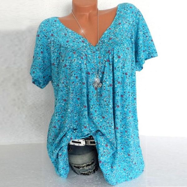 women floral print v-neck t-shirts butterfly sleeve and tee casaul loose short female clothes women's t-shirt, White
women floral print v-neck t-shirts butterfly sleeve and tee casaul loose short female clothes women's t-shirt, White