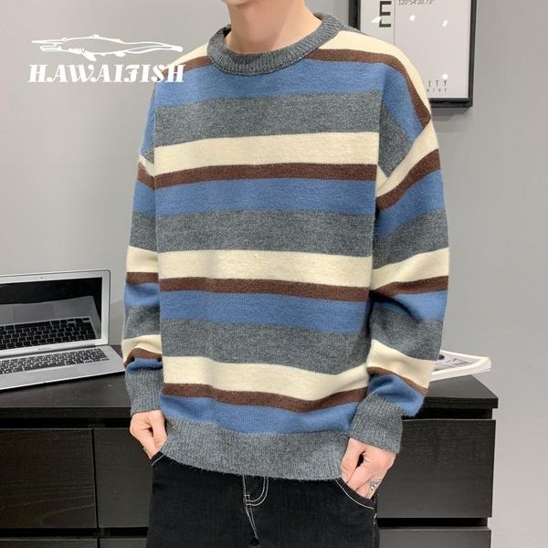 men's sweaters pullover male 2021 sweater spring and autumn casual round neck korean fashion color matching, White;black
men's sweaters pullover male 2021 sweater spring and autumn casual round neck korean fashion color matching, White;black