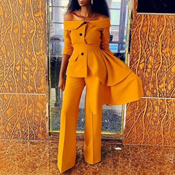 women's two piece pants 3xl irregular two-piece women's one-neck and trousers with button pleated fashion trend high temperamen, White
women's two piece pants 3xl irregular two-piece women's one-neck and trousers with button pleated fashion trend high temperamen, White