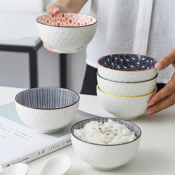 4.5-inch embossed bowl dinner nordic style salad soup underglaze ceramic tableware household millet rice bowls
4.5-inch embossed bowl dinner nordic style salad soup underglaze ceramic tableware household millet rice bowls