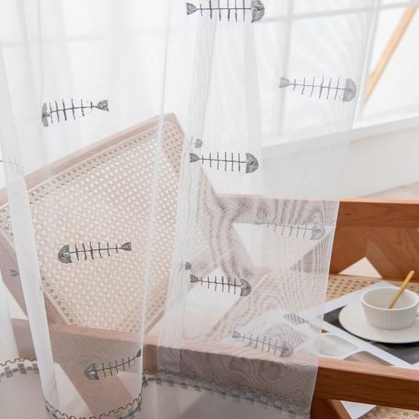 curtain & drapes nordic white cute fish pattern embroidery tulle curtains for kids room bedroom living window panel drape s227
curtain & drapes nordic white cute fish pattern embroidery tulle curtains for kids room bedroom living window panel drape s227