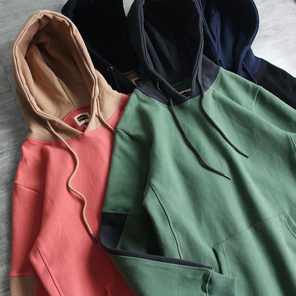 men's hoodies & sweatshirts autumn and winter fashion pure cotton terry heavy weight thick plus velvet for loose hooded pullover sports, Black
men's hoodies & sweatshirts autumn and winter fashion pure cotton terry heavy weight thick plus velvet for loose hooded pullover sports, Black