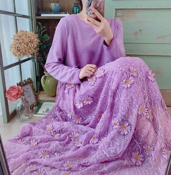 casual dresses women spring autumn knitted cotton korean sweet embroidery lace patchwork purple long oversize sweater t546, Black;gray
casual dresses women spring autumn knitted cotton korean sweet embroidery lace patchwork purple long oversize sweater t546, Black;gray
