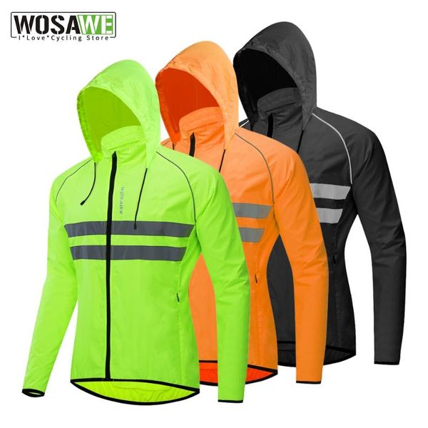 running jackets reflective hooded cycling windproof water rain repellent bicycle windbreaker mtb bike wind coat outdoor jacket, Black;red
running jackets reflective hooded cycling windproof water rain repellent bicycle windbreaker mtb bike wind coat outdoor jacket, Black;red