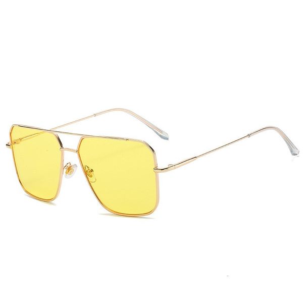 luxury designer sunglasses vintage over sized men anti-reflective mirror classic square metal glasses fashion women sun uv400, White;black
luxury designer sunglasses vintage over sized men anti-reflective mirror classic square metal glasses fashion women sun uv400, White;black