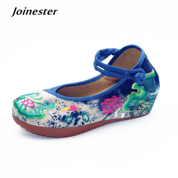 dress shoes women's round toe floral embroidery casual wedges mary jane ethnic retro dancing strappy platform, Black
dress shoes women's round toe floral embroidery casual wedges mary jane ethnic retro dancing strappy platform, Black