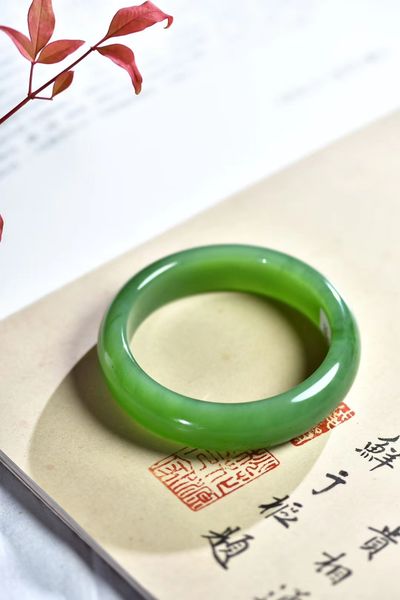 hetian 100% green jade girl's bangle women's bracelets women wedding jewelry b916001, Black
hetian 100% green jade girl's bangle women's bracelets women wedding jewelry b916001, Black