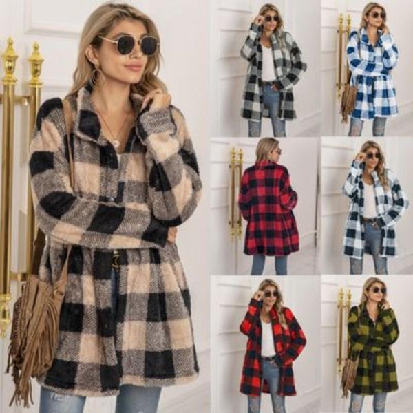 women's jackets jacket wool coat plaid long fashion long-sleeved women autumn and winter casual streetwear, Black;brown
women's jackets jacket wool coat plaid long fashion long-sleeved women autumn and winter casual streetwear, Black;brown