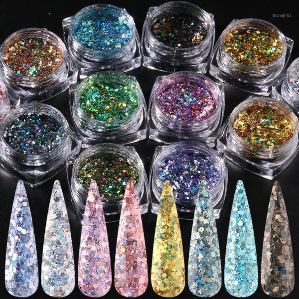 1box mermaid nail art glitter holographic pigment powder 3d mixed hexagon sequins flakes manicure decorations jias/ad1, Silver;gold
1box mermaid nail art glitter holographic pigment powder 3d mixed hexagon sequins flakes manicure decorations jias/ad1, Silver;gold