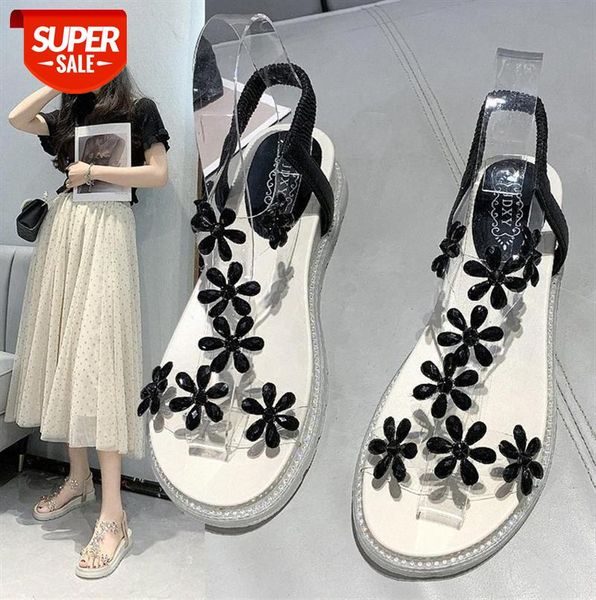 sandals female fairy style, wedges with transparent rhinestone flowers, net celebrity beach roman shoes #cc9x, Black
sandals female fairy style, wedges with transparent rhinestone flowers, net celebrity beach roman shoes #cc9x, Black