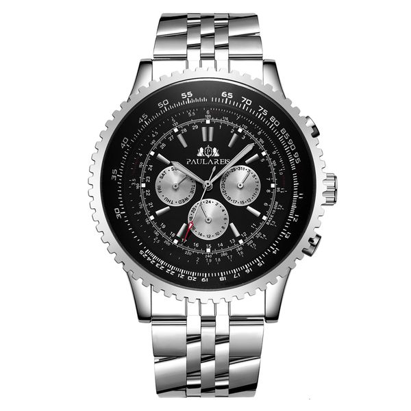 watches automatic self wind mechanical stainless steel strap fashion sports blue black white big 50mm classic luxury men watch, Slivery;brown
watches automatic self wind mechanical stainless steel strap fashion sports blue black white big 50mm classic luxury men watch, Slivery;brown
