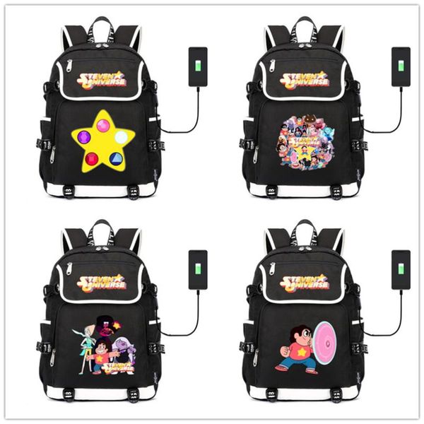 backpack steven universe crystal gems canvas school bag usb charge shoulder laptravel rucksack for teenagers
backpack steven universe crystal gems canvas school bag usb charge shoulder laptravel rucksack for teenagers