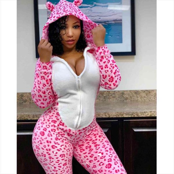 loose one piece pajamas fall womens romper cheetah print clothes long sleeve outfits ladies rompers, Black;white
loose one piece pajamas fall womens romper cheetah print clothes long sleeve outfits ladies rompers, Black;white