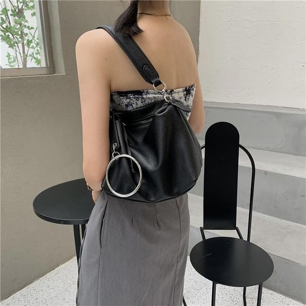 women summer novelty design black white bucket shoulder bag for female pu leather under arm small bags
women summer novelty design black white bucket shoulder bag for female pu leather under arm small bags