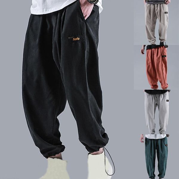 men's pants overalls men fashion casual loose solid color harem wide leg elasticated fitness elastic trousers hip hop pant, Black
men's pants overalls men fashion casual loose solid color harem wide leg elasticated fitness elastic trousers hip hop pant, Black