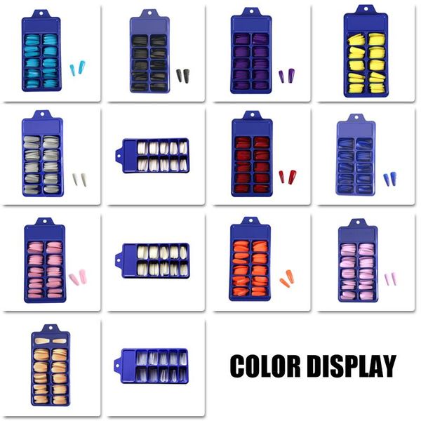 false nails 100pcs professional candy color ballet long acrylic nail tips 10 size press on with box fa, Red;gold
false nails 100pcs professional candy color ballet long acrylic nail tips 10 size press on with box fa, Red;gold