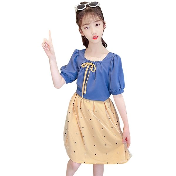 kids clothes tshirt + mesh skirt suit for girls dot pattern outfits summer children's 6 8 10 12 14 210528, White
kids clothes tshirt + mesh skirt suit for girls dot pattern outfits summer children's 6 8 10 12 14 210528, White