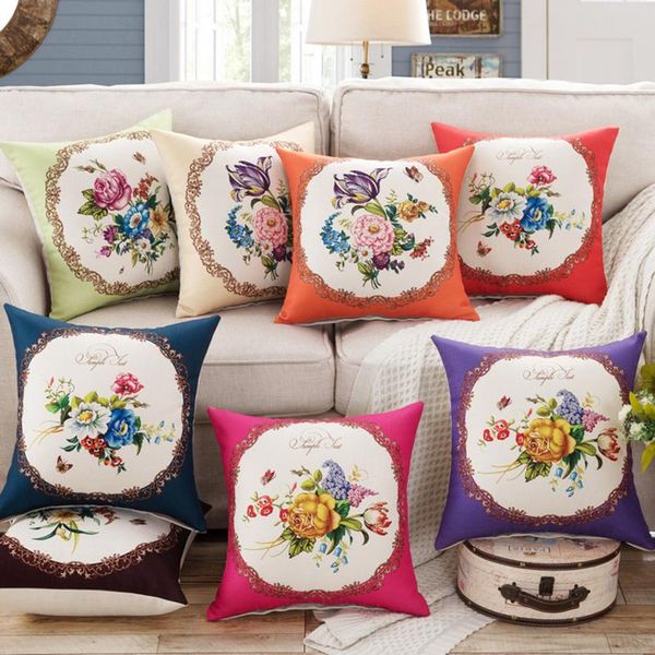 euorpe style vintage flowers printing pillow cover linen cushion square sofa car seat textile products cushion/decorative
euorpe style vintage flowers printing pillow cover linen cushion square sofa car seat textile products cushion/decorative