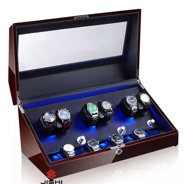 watch boxes & cases automatic winder box with quiet motor and low power consumption operation, Black;blue
watch boxes & cases automatic winder box with quiet motor and low power consumption operation, Black;blue