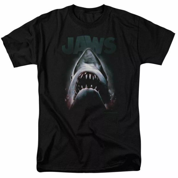 jaws terror in the deep t shirt licensed shark movie retro tee classic new black, White;black
jaws terror in the deep t shirt licensed shark movie retro tee classic new black, White;black