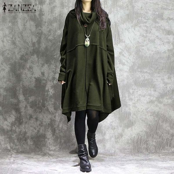 casual dresses women sweatshirts dress zanzea spring turtleneck sundress sleeve knee length vestidos female asymmetrical robe plus size 82tt, Black;gray
casual dresses women sweatshirts dress zanzea spring turtleneck sundress sleeve knee length vestidos female asymmetrical robe plus size 82tt, Black;gray